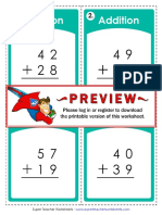 Addition Addition: Super Teacher Worksheets