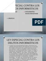 Ley Especial Contra Los Delitos Informáticos FC I