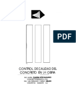 Control de Calidad de Hormigon en Obra