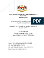 Case Study (Unit Dewan Bersalin) : Institut Latihan Kementerian Kesihatan Malaysia Johor Bahru