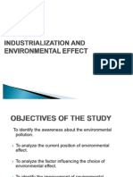 Industrialization Environmental Effect