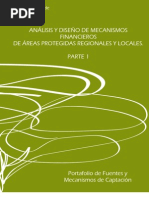 Análisis y diseño de mecanismos financieros de áreas protegidas regionales y locales. Parte 1