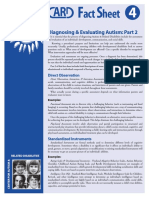 Act Heet: Diagnosing & Evaluating Autism: Part 2