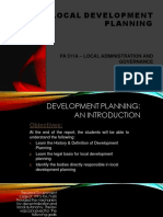 Local Development Planning