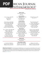 Editorial Board 2018 American Journal of Ophthalmology