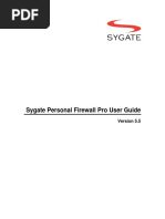 Personal Firewall user guide