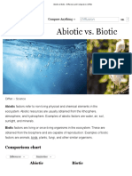 Abiotic Vs Biotic - Difference and Comparison - Diffences