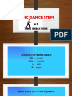 Basic Dance Steps: 2/4 Time Signature