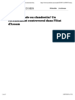 Citoyen d'Inde ou clandestin? Un recensement controversé dans l'Etat d'Assam