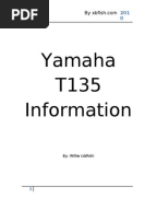 Yamaha T135 HC (Manual) Parts Catalogue