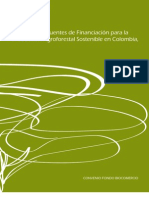 Mapa de Fuentes de Financiación para La Producción Agroforestal Sostenible en Colombia