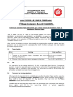 1 Stage Computer Based Test (CBT) Stage Computer Based Test (CBT)