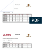 Container Packing Lists LOT5