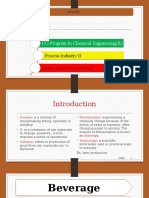 UG Program in Chemical Engineering (R) Process Industry II Process Industry II