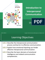 Introduction To Interpersonal Communication: Chapter Two