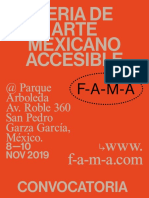 f a m a 2019 Convocatoria