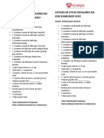 Lista de Utiles Escolares Jrs