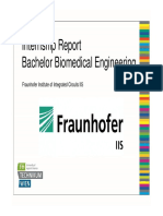 Internship Report Bachelor Biomedical Engineering: Fraunhofer Institute of Integrated Circuits IIS