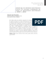 Proporcionalidad de Los Sistemas Electorales Latinoamericanos