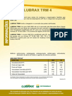 Tabela de Lubrificantes para Transmissão