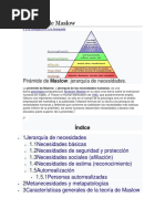Pirámide de Maslow