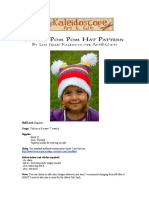 Spunky Pom Pom Hat Pattern