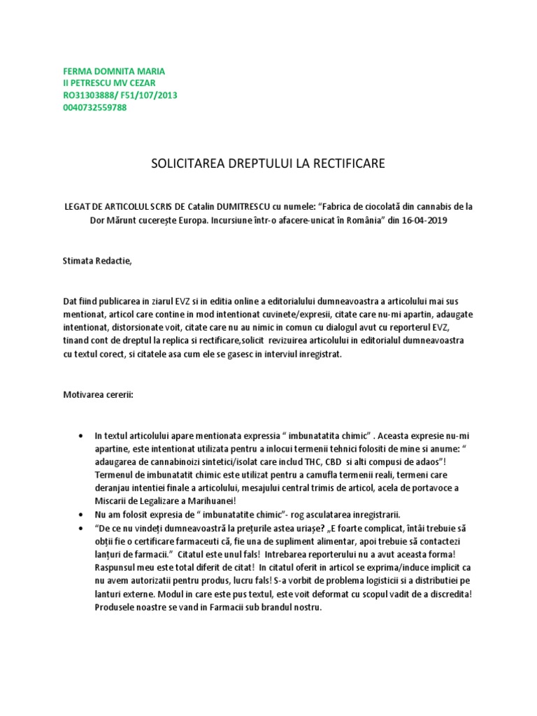 Ferma Domnita Maria Rev 01 | PDF