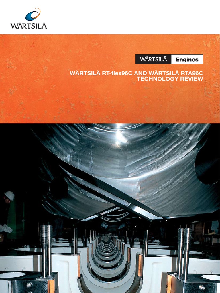 Wartsila RTA96C Engine Technology Review PDF | PDF | Diesel Engine ...