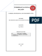 Informe de Estructuras. Modelo 2