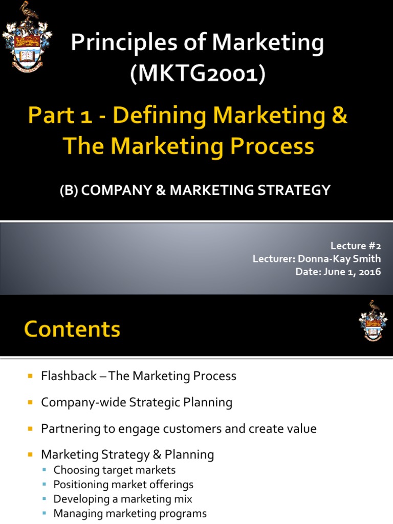 2016.06.01 - Lecture 2 - Summer School Principles of Marketing ...