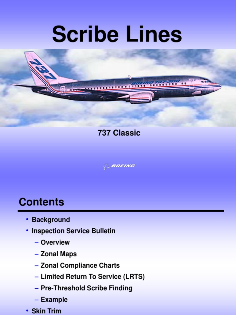 Scribe Lines and Inspection Protocols | PDF | Federal Aviation ...