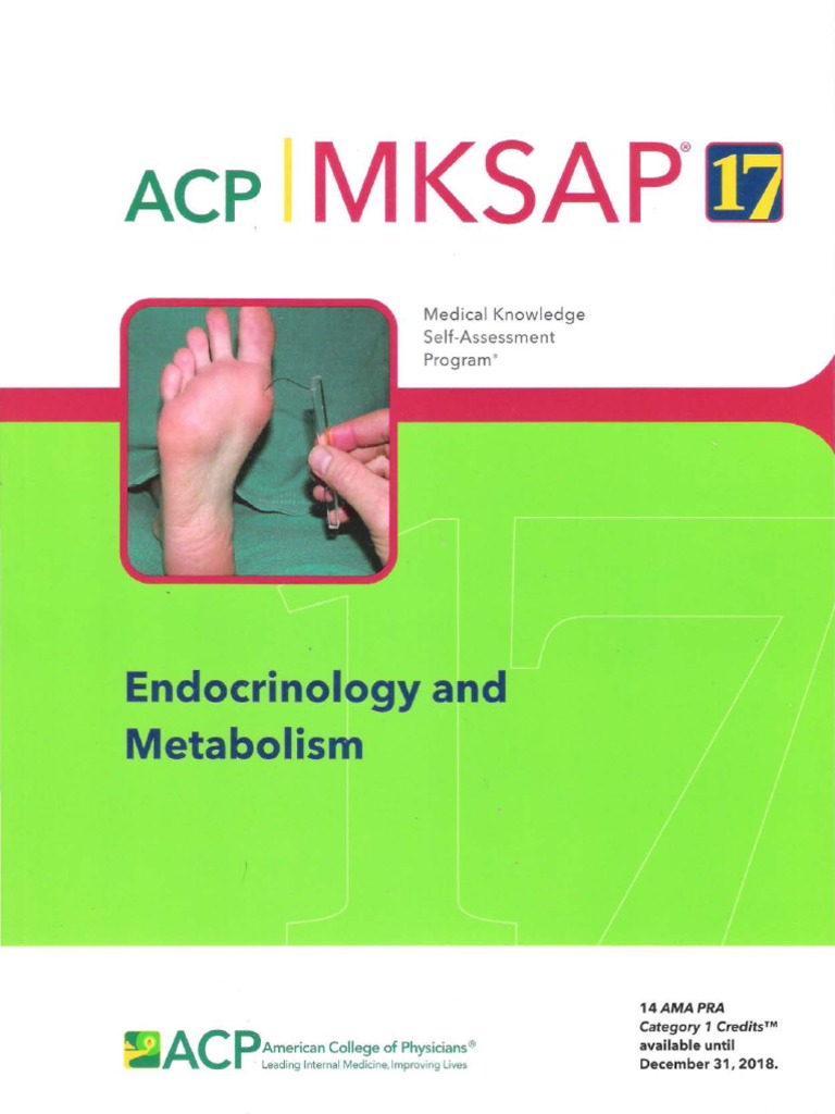 MKSAP Endocrinology and Metabolism | PDF | Diabetes Mellitus