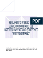 REGLAMENTO SERVICIO COMUNITARIO IUPSM- 19-07-2011.doc