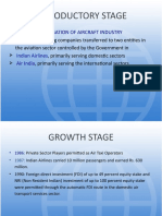 Introductory Stage: - 1953: Nationalisation of Aircraft Industry