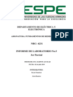 Departamento de Eléctrica Y Electrónica: Asignatura: Fundamentos de Redes de Datos