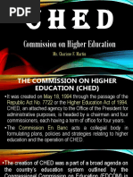 Commission On Higher Education: Ms. Charisse F. Martin