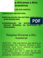 Religiões Africanas e Afro-Brasileiras