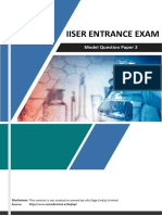 Iiser Sample Paper 2