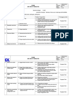 Form Job Safety Analysis: No Urutan Aktivitas Potensi Bahaya Tindakan Pengendalian Penanggung Jawab