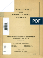 Structural and Shipbuilding Shapes 1938