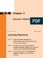 Decision Making: Chapter 11 / Slide 1