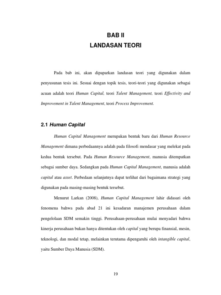 Manajemen Modal Manusia dan Talenta | PDF