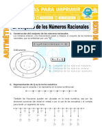 Conjunto de Los Números Racionales para Sexto de Primaria