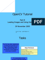 Opencv Tutorial: Loading Images and Using Histograms 29 November 2005