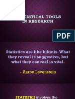 Statistical Tools