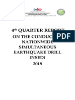 Hes II-national Simultaneous Earthquake Drill 4th Quarter 2018