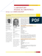 Common Laboratory Investigations in Obstetrics and Gynaecology