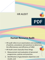 HR AUDIT, Purpose, Areas of Audit and Approaches