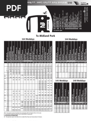 Nj Transit Bus 161 Route Map New Jersey Transit Route 164 | Pdf | New Jersey | New York Metropolitan Area