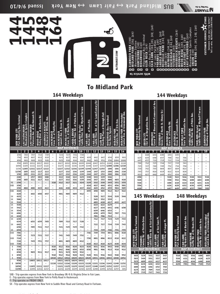 1 jersey city bus schedule